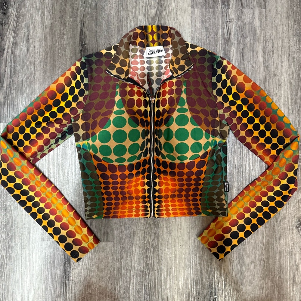 Jean Paul Gaultier Multicolor Polka Dot Two Piece